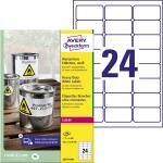 Zweckform L4773-100 Folienetiketten - 63,5 x 33,9 mm,...