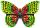 Elliot Drachen X-Kites Mini Mylar Schmetterling grün