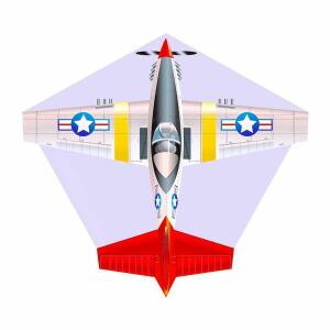 Elliot Drachen X-Kites Mini Mylar Flugzeug P51