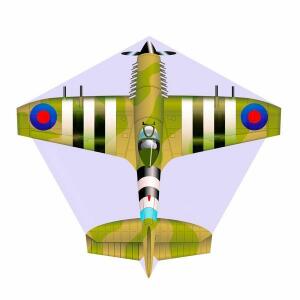 Elliot Drachen X-Kites Mini Mylar Flugzeug Spitfire