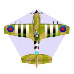 Elliot Drachen X-Kites Mini Mylar Flugzeug Spitfire
