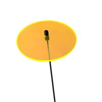 Elliot Lichtzauber Scheibe 3 cm orange mit 20 cm Stab