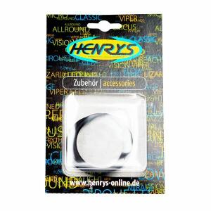 Henrys Lizard - Gummiringe (Paar) schwarz