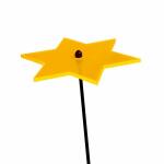 Elliot Lichtzauber Stern 4 cm orange mit 20 cm Stab