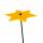 Elliot Lichtzauber Stern 4 cm orange mit 20 cm Stab