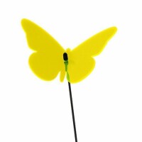 Elliot Lichtzauber Schmetterling gebog 5cm gelb 20cm Stab