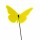 Elliot Lichtzauber Schmetterling gebog 5cm gelb 20cm Stab