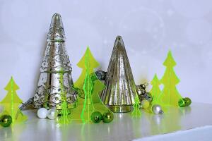 Elliot Lichtzauber Tannenbaum 3D stehend 6 cm grün