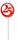 Elliot Lichtzauber Jubiläumsz 25, 6 cm rot mit 25 cm Stab