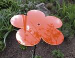 Elliot Lichtzauber Blume 6 cm rot mit 25 cm Stab