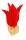 Elliot Lichtzauber Tulpe 3D 5cm rot Holzsockel 2x2cm