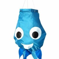 Elliot Windrabauken 16 x 14 x 60 cm Olli Octopus blau