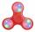 FidgetToy Fingerkreisel mit LED 7 x 7 cm, 51 g, sortiert