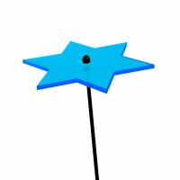 Elliot Lichtzauber Stern 12 cm blau