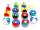 MB Ball Beanbag blau/gelb Ø 66 mm, 130 g