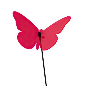 Elliot Lichtzauber Schmetterling gebog 10cm rot 30cm Stab