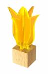 Elliot Lichtzauber Tulpe 3D 12cm orang Holzsockel 4x4cm