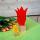 Elliot Lichtzauber Tulpe 3D 12cm rot Holzsockel 4x4cm