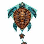 Elliot Drachen X-Kites Deluxe Nylon Diamond Turtle