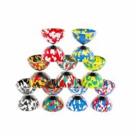 MB Diabolo Arlequin Ø100mmx115mm 250g 2farb gelb/blau