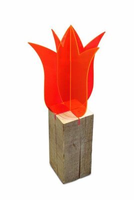 Elliot Lichtzauber Tulpe 3D stehend 20 cm rot