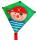 Elliot Drachen Eddy Pico Pirat 75 x 75 cm Gfk 4 mm rtf