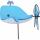 Elliot Windspiel Petite Wal Ø 32 cm, 42 cm x 30 cm