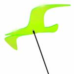 Elliot Lichtzauber Vogel gebogen 38 cm grün
