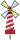 Elliot Windspiel Leuchtturm White Shoal Ø 30cm, 53x30cm