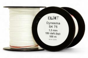 Elliot Dyneema, 130 daN 100 m 12-fach geflochten, 1,1 mm