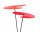Elliot Lichtzauber Scheibe Magic Wave 30 cm rot