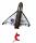 Elliot Drachen WindNSun 3D Space Shuttle Polyestertuch Druck