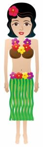 Elliot Drachen Premier Hula Girl 13 ft.