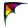 Elliot Drachen Milano 170x79 rainbow/schwarz rtf