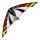 Elliot Drachen X-Dream 180 x 61 rainbow/schwarz/grau rtf