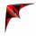 Elliot Drachen Slide 205 x 90 schwarz/rot rtf