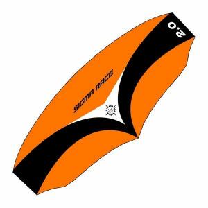 Elliot Drachen Sigma Race2.0 258x103cm schwarz/weiß/orange