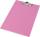 Klemmbrett Schreibplatte A4 economy PVC-Folie leinengeprägt farbig pastellrosa