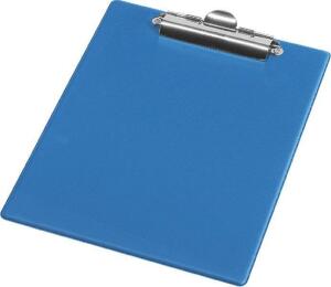 Klemmbrett A5 Metallhalter Clip PVC blau