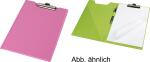 Klemmmappe A5 PVC-Folie leinengeprägt pastellrosa
