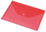 Dokumentenhülle A4 mit Druckknopf max. 120 Blatt rosa