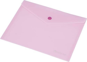 Dokumentenhülle A5 mit Druckknopf pastellrosa