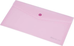 Dokumentenhülle DL mit Druckknopf pastellrosa