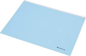 Dokumentenhülle A4 mit Reißverschluß pastellblau