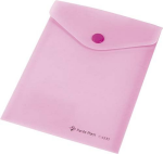 Dokumentenhülle A6 mit Druckknopf pastellrosa