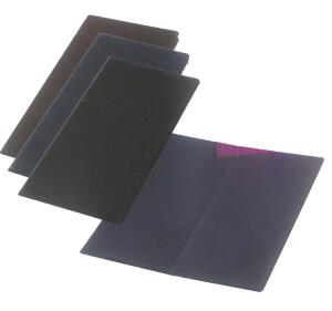 Rechnungsmappe 17x11cm Dekor Vinyl dunkelblau