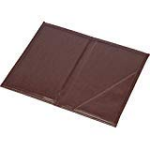 Rechnungsmappe 17x11cm Dekor Vinyl bordeaux