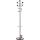 Alco Standgarderobe pulverbeschichtetes Metall 180 cm Ø 38 silber