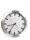 Alco Wanduhr Aluminium Ø 350mm Ziffernblatt weiß Rahmen silber