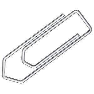 Briefklammer, Metall, 32 mm, verzinkt, Schachtel mit 1000 Stück